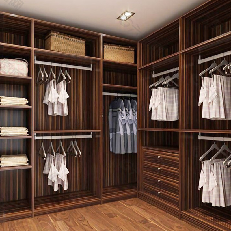 实木衣帽间